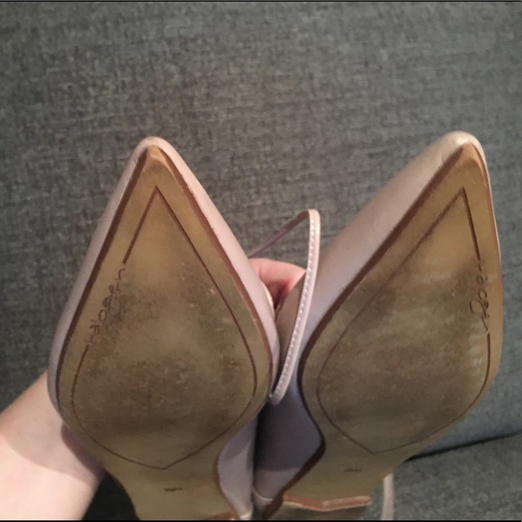 EUC Halogen Owen Lace Up Flats - blush Sz … - Picture 5 of 5